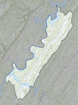 Meigs County TN USGS topo map