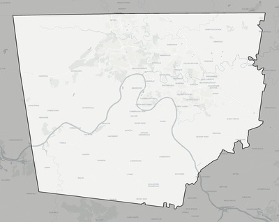 Montgomery County TN county basemap context