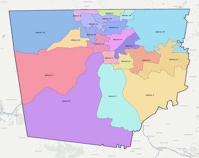 Montgomery County TN county subdivision map preview