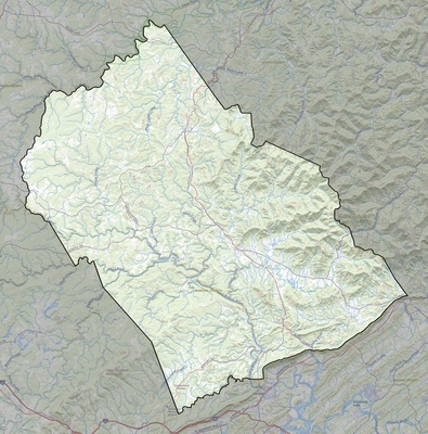 Morgan County TN USGS topo map