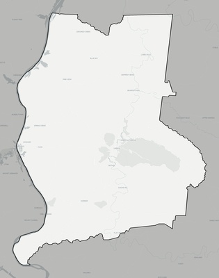 Perry County TN county basemap context