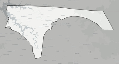 Pickett County TN county basemap context