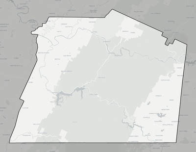 Polk County TN county basemap context