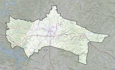 Putnam County TN USGS topo map