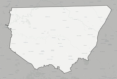 Robertson County TN county basemap context
