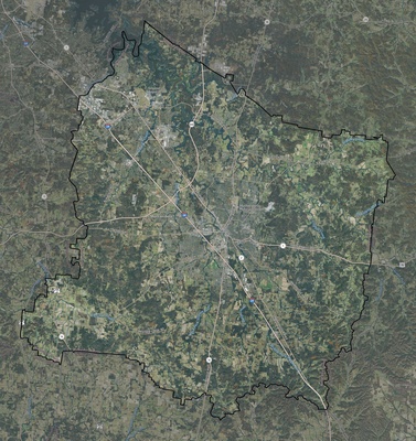 Rutherford County TN USGS imagery and topo map