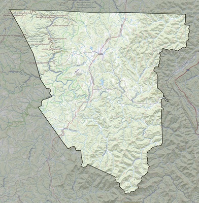 Scott County TN USGS topo map
