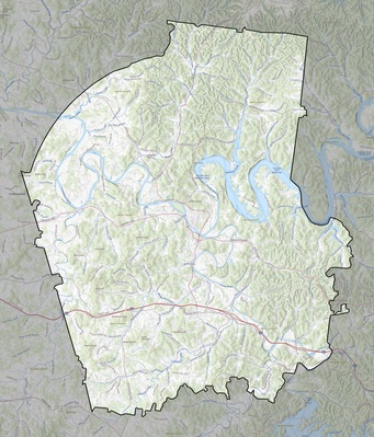 Smith County TN USGS topo map