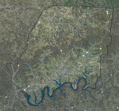 Sumner County TN USGS imagery and topo map