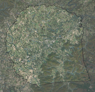 Warren County TN USGS imagery and topo map