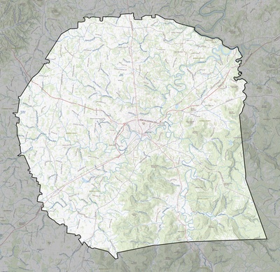 Warren County TN USGS topo map