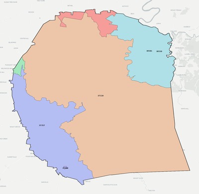 Warren County TN ZIP code boundaries map