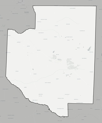 Weakley County TN county basemap context