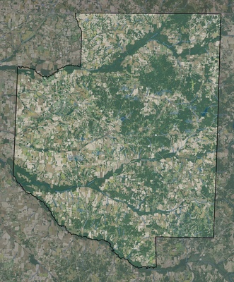 Weakley County TN USGS imagery and topo map