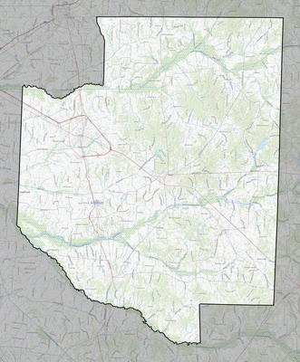 Weakley County TN USGS topo map