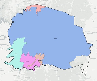 White County TN ZIP code boundaries map