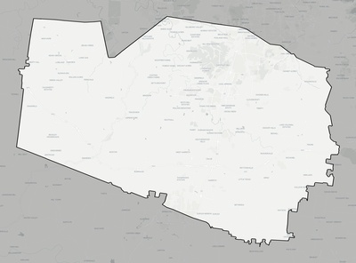 Williamson County TN county basemap context