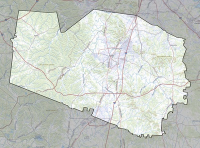Williamson County TN USGS topo map