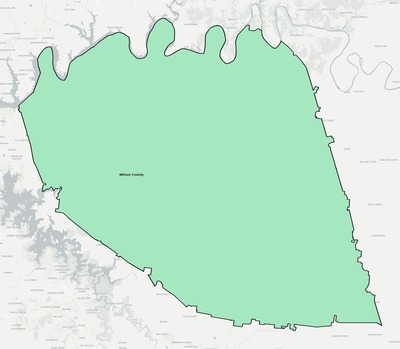 Wilson County TN school district boundaries map