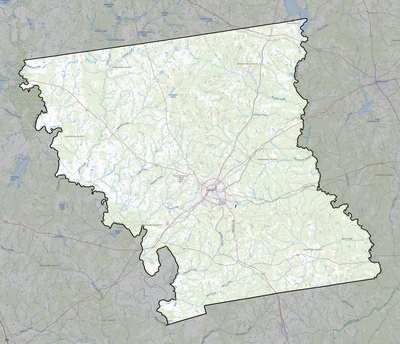 Anderson County TX USGS topo map