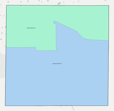 Armstrong County TX townships and subdivisions map