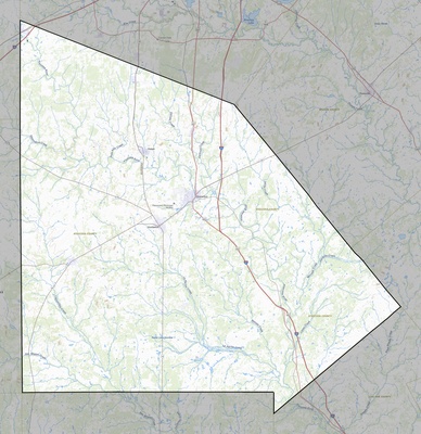 Atascosa County TX USGS topo map