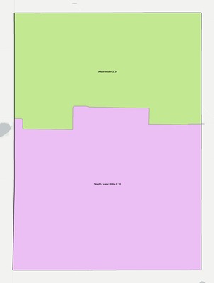 Bailey County TX townships and subdivisions map