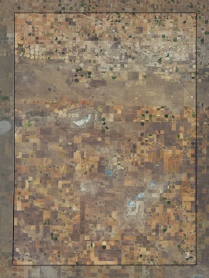 Bailey County TX USGS imagery and topo map