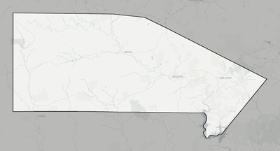 Bandera County TX county basemap context