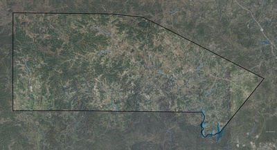 Bandera County TX USGS imagery and topo map
