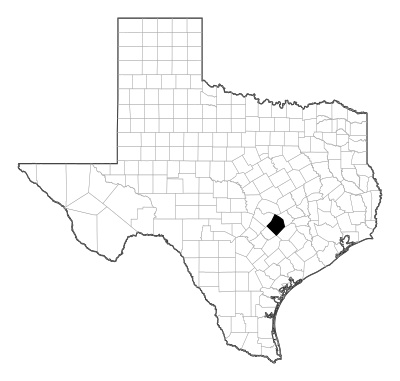 Bastrop County in Texas