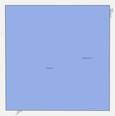 Baylor County TX townships and subdivisions map