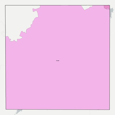 Baylor County TX ZIP code boundaries map