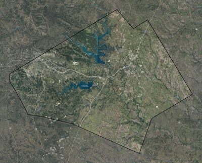 Bell County TX USGS imagery and topo map