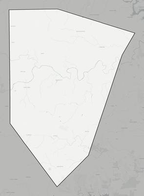 Blanco County TX county basemap context