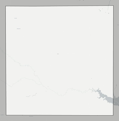 Borden County TX county basemap context