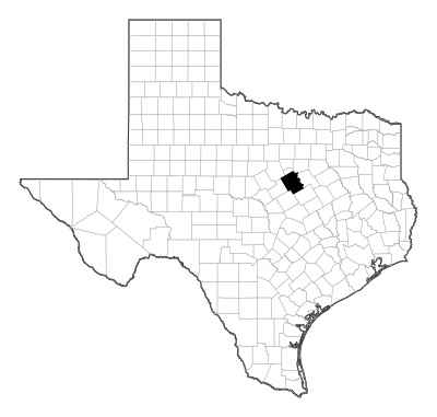 Bosque County in Texas