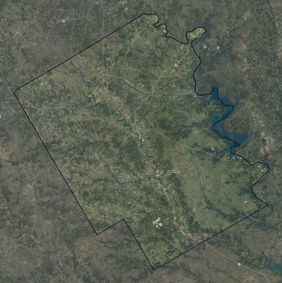 Bosque County TX USGS imagery and topo map