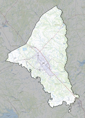 Brazos County TX USGS topo map