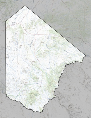Brewster County TX USGS topo map