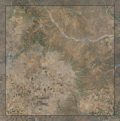 Briscoe County TX USGS imagery and topo map