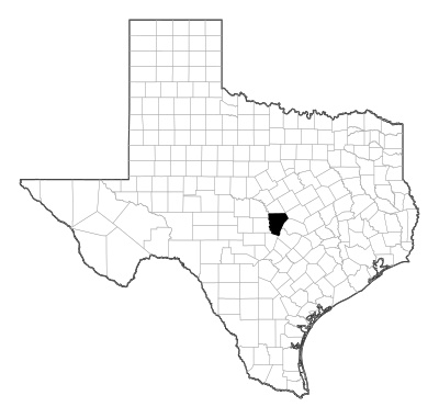 Burnet County in Texas