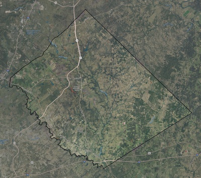 Caldwell County TX USGS imagery and topo map