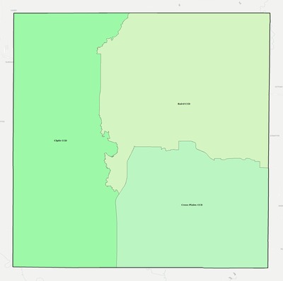 Callahan County TX townships and subdivisions map