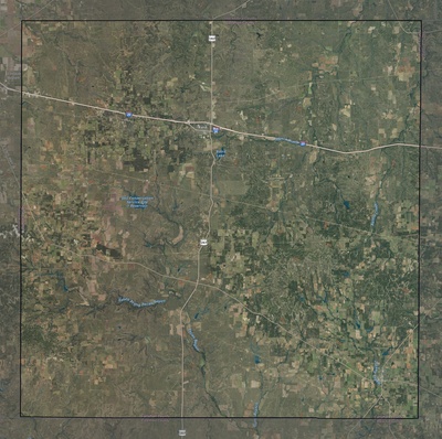 Callahan County TX USGS imagery and topo map
