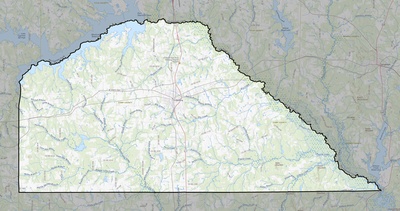 Camp County TX USGS topo map