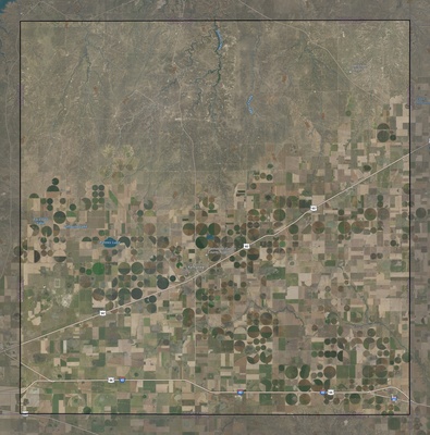Carson County TX USGS imagery and topo map