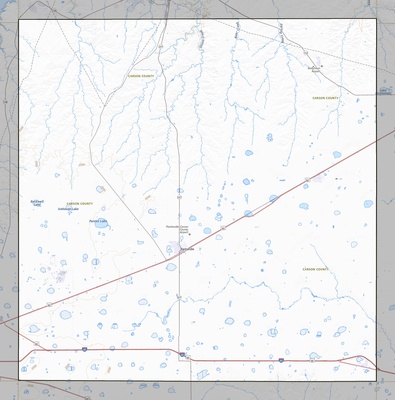 Carson County TX USGS topo map