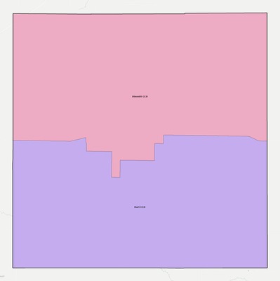 Castro County TX townships and subdivisions map