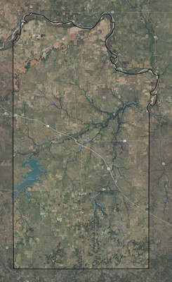Clay County TX USGS imagery and topo map